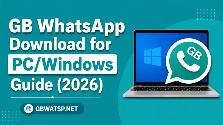 GB WhatsApp Download for PCWindows